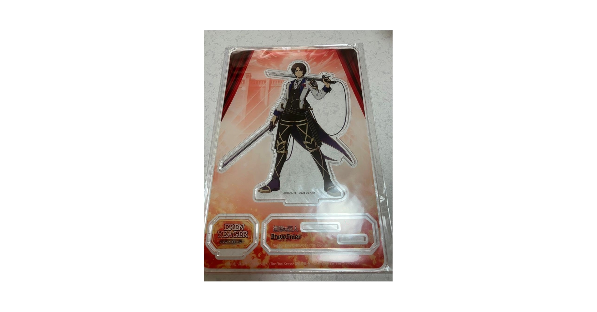 進撃の巨人 エレン ブレオダ アクリルスタンド Amazon.co.jp: ブレイブオーダー ブレオダ アクリルスタンド